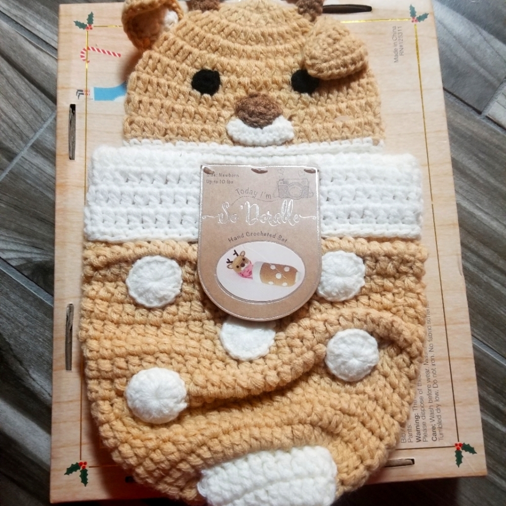 So Dorable Crocheted Set